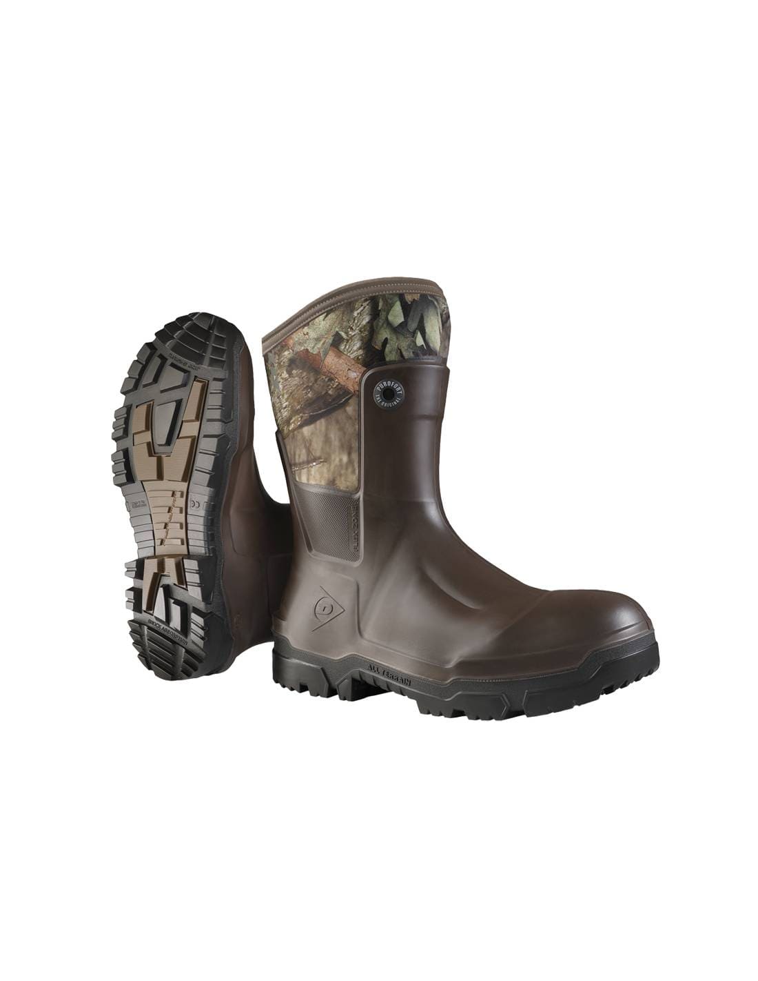 Botas de agua Dunlop caña media Snugboot