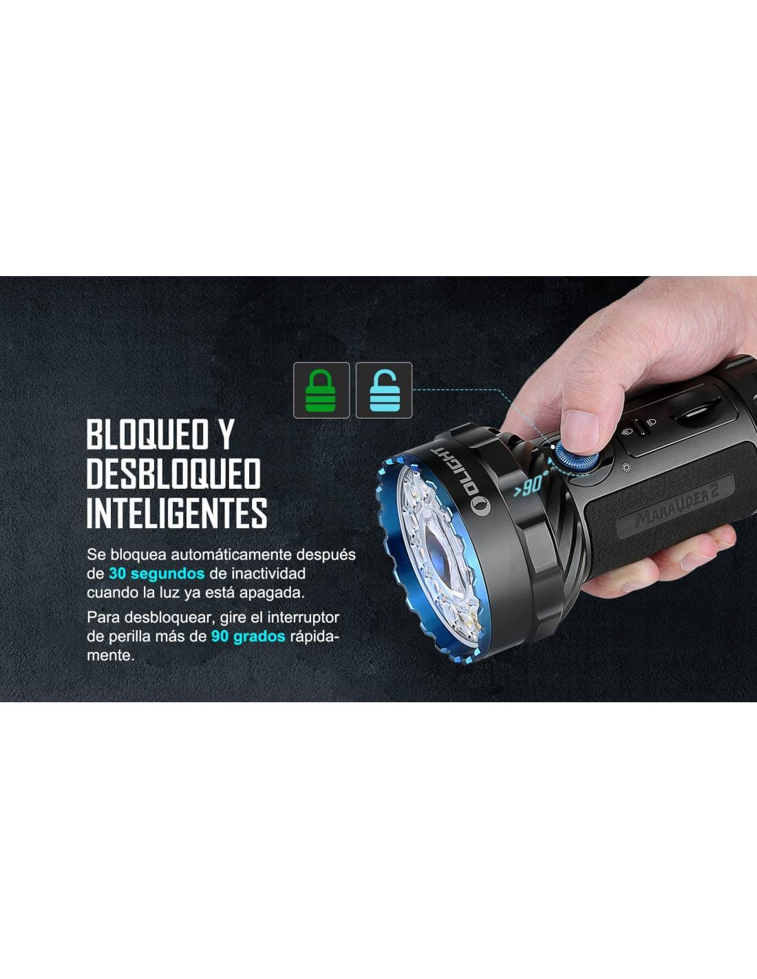 Linterna Marauder 2 14000 lúmenes dual. Olight - Imagen 11