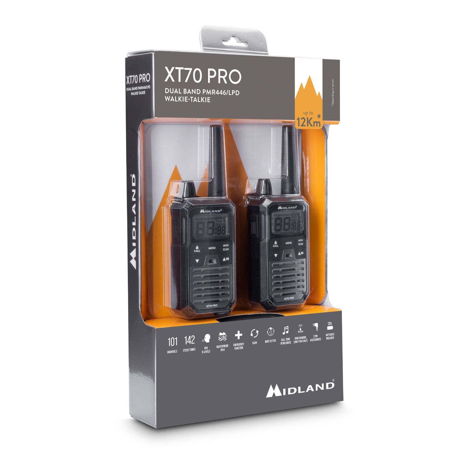Walkie Talkie XT70 PRO Pareja Midland - Imagen 4