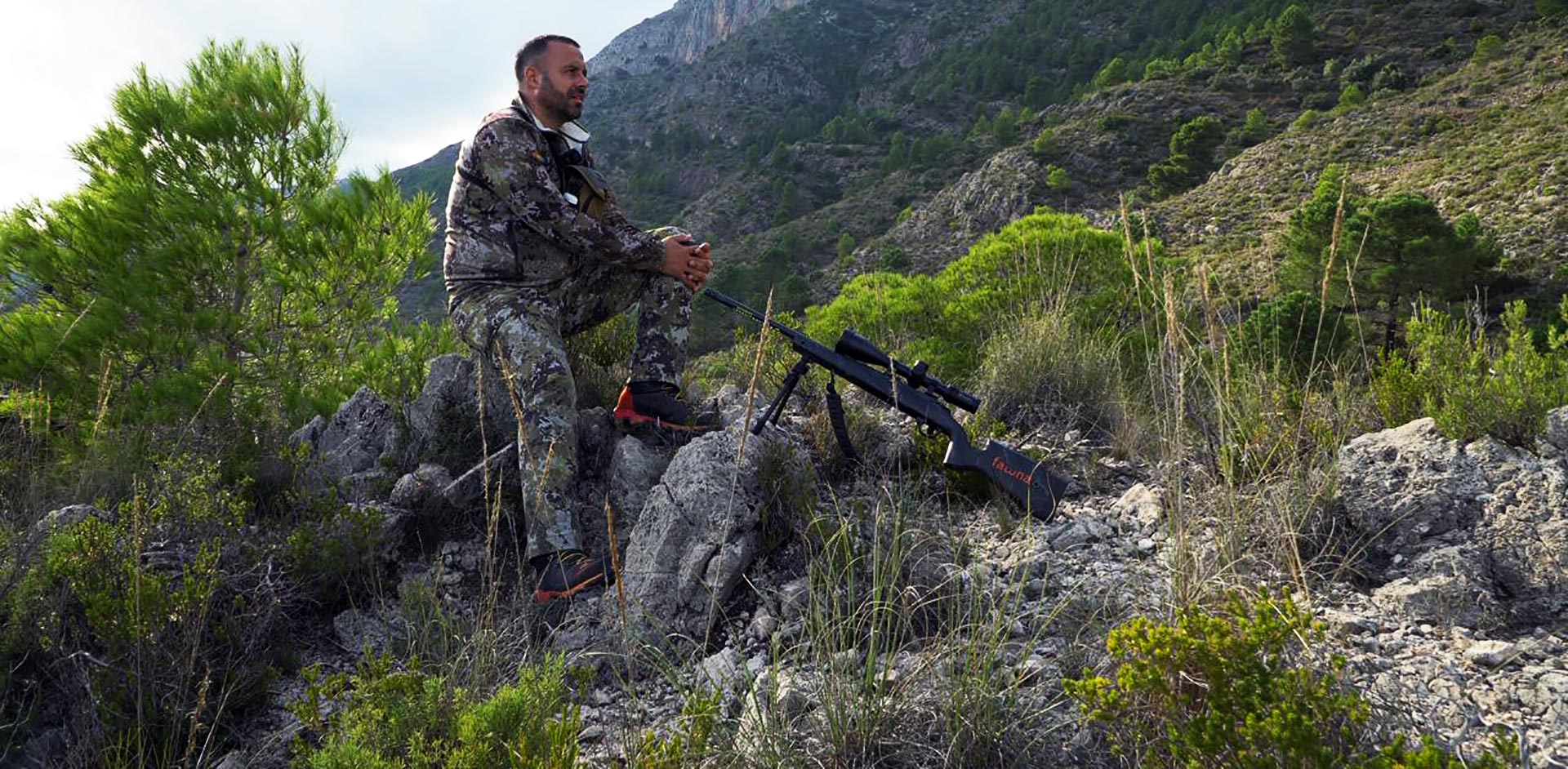 Julián Domínguez, fundador de Fawna, en la sierra